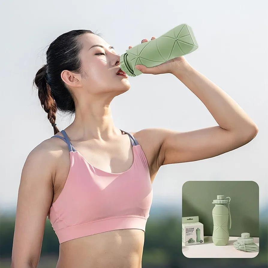 Folding Silicone Water Bottle