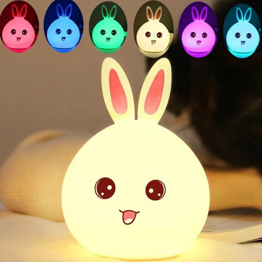 Silicone Rabbit Night Light
