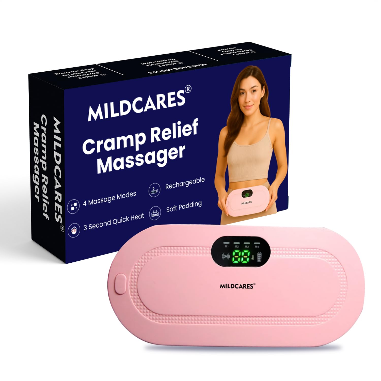Period cramp relief massager