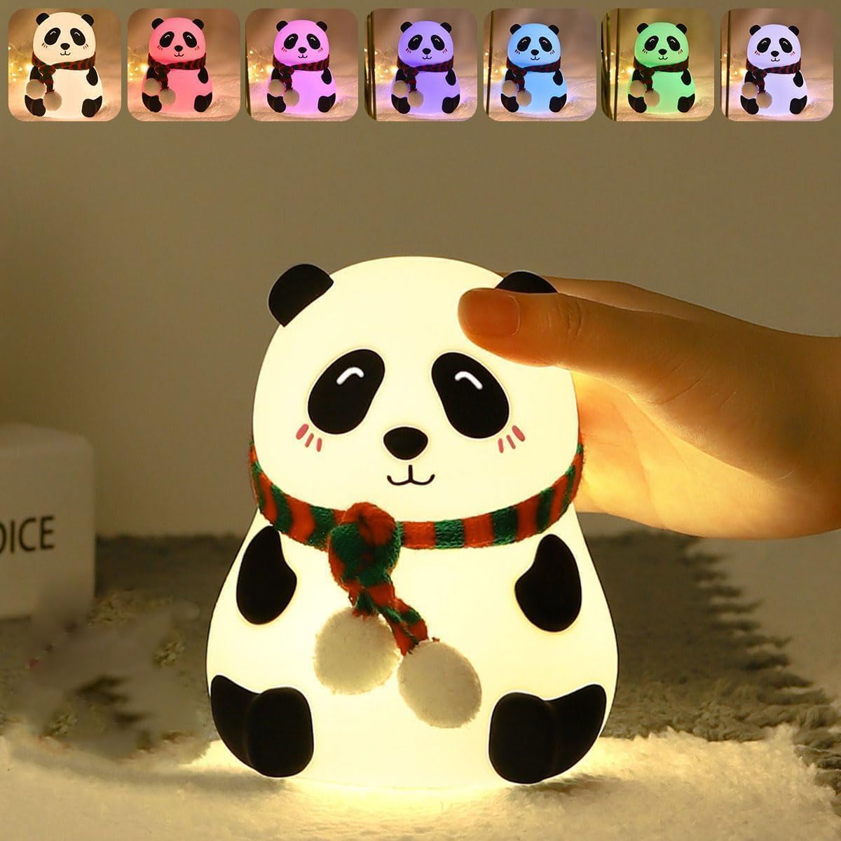 Touch Silicone Panda Night Light