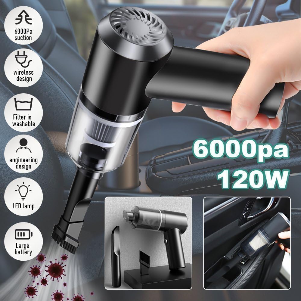 3-in-1 Portable Handheld Vacuum Cleaner