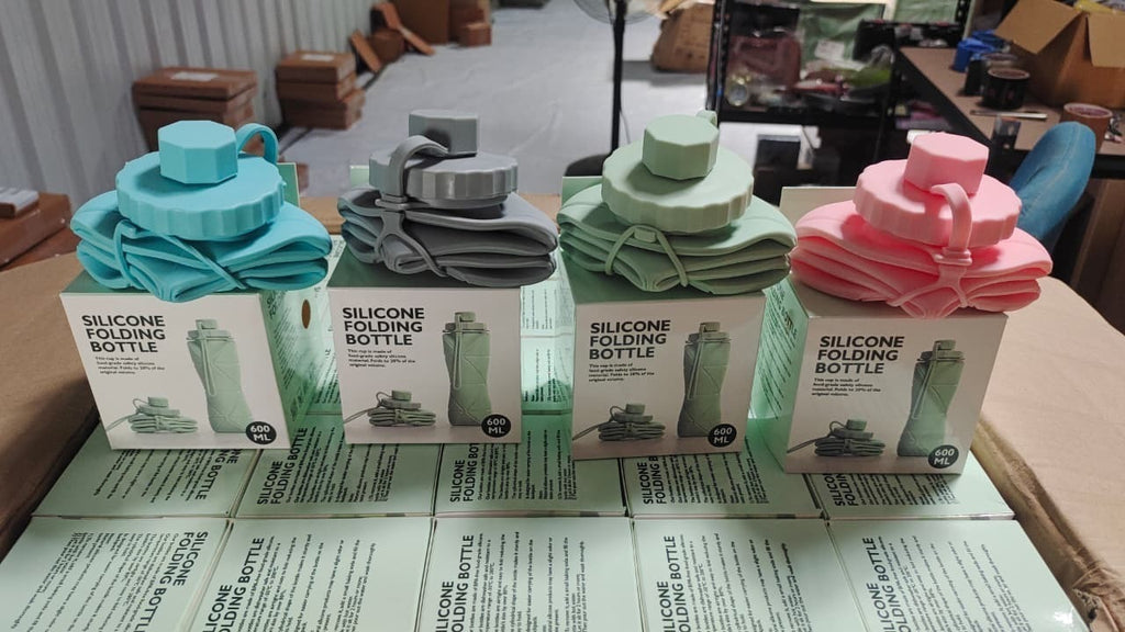Folding Silicone Water Bottle