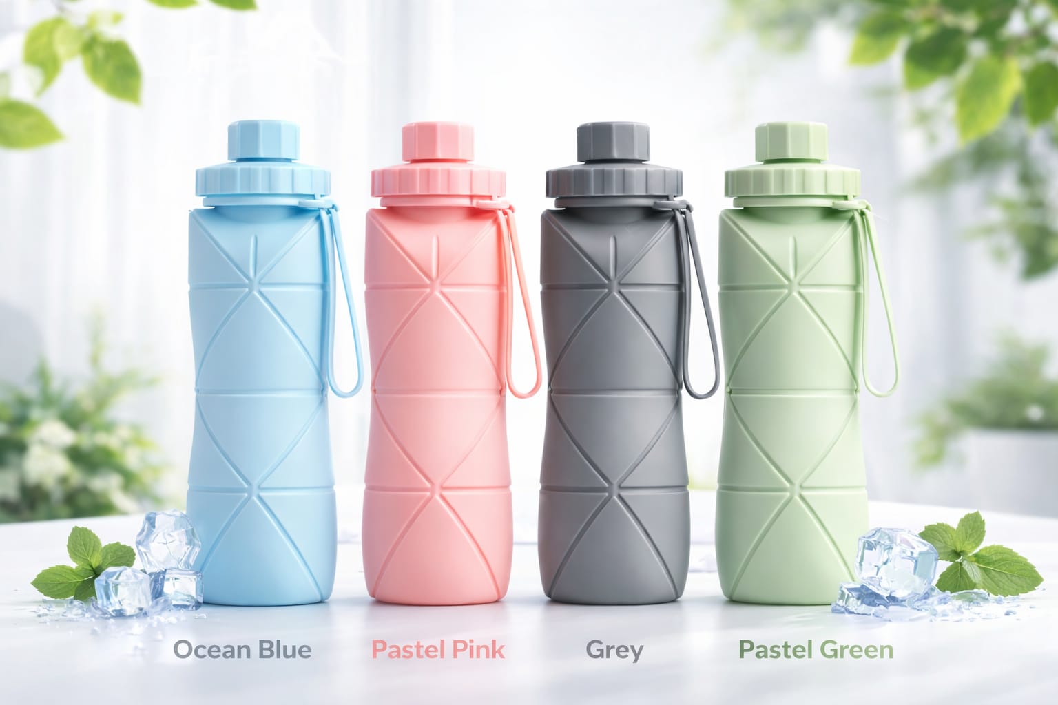 Folding Silicone Water Bottle